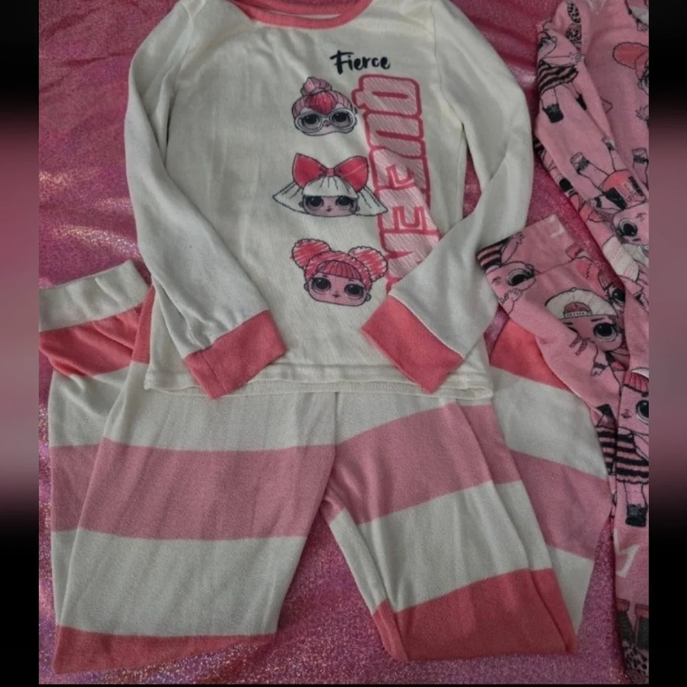 2 pairs of L.O.L Pajama sets! Girls size 6! - Picture 6 of 12